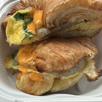 Temecula Grind Coffee House - Egg, sausage, and melted cheese baby!!!! - Coffee & Tea Near Me - Temecula, California