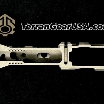 Terran Gear USA - Fostech Raptor Stealth stripped lower receiver on tungsten - Guns & Ammo Near Me Terran Gear USA - Fostech Raptor Stealth stripped lower receiver on tungsten - Guns & Ammo Near Me