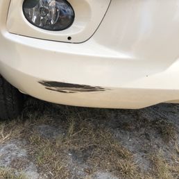 Damage at Camping World they refuse to accept responsibility for while in their care for over a month. Damage at Camping World they refuse to accept responsibility for while in their care for over a month.