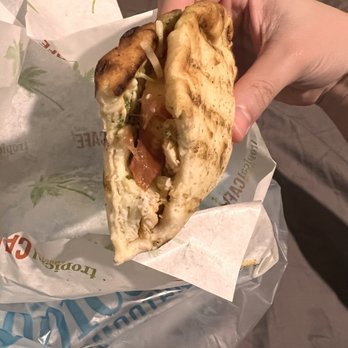 Tropical Smoothie Cafe - Chicken Pesto Flatbread - Juice Bars & Smoothies Near Me - Palm Bay, Florida