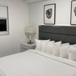 The bedroom is very clean. The bedroom is very clean.