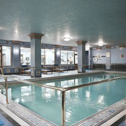 The Biltmore Los Angeles - Indoor saltwater pool is located in the basement.