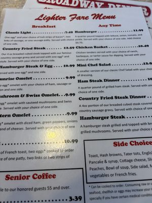 Menu photo 2 Broadway Diner Spokane, WA
