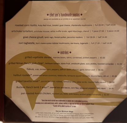 Menu photo 1 Rioja Denver, CO