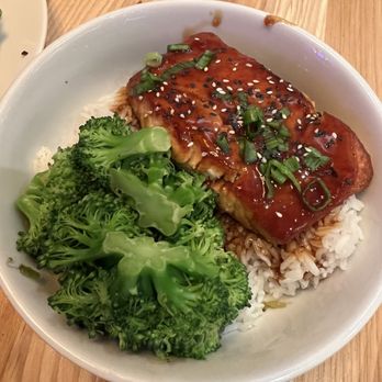 Pink Buddha - Teriyaki salmon bowl - Chinese Near Me - El Cajon, California Pink Buddha - Teriyaki salmon bowl - Chinese Near Me - El Cajon, California