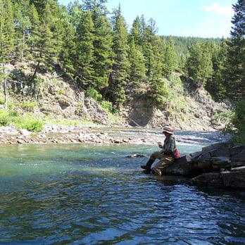Crowsnest Cafe & Fly Shop - a man fishing - Cafes Near Me - Crowsnest Pass, Alberta