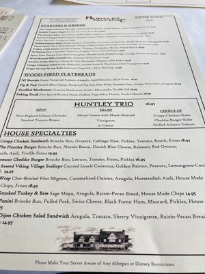 Menu photo 8 The Huntley Taverne Summit, NJ