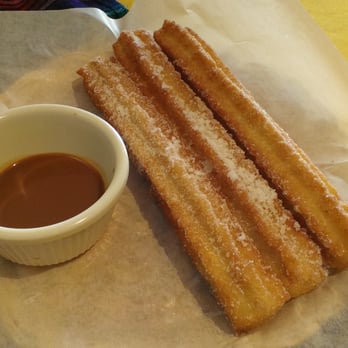 La Mexicanada Restaurant - Churros with Caramel Sauce - Mexican Near Me - Bradford, Ontario
