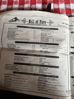 Menu photo 6 Texas Reds Steakhouse Red River, NM Menu photo 6 Texas Reds Steakhouse Red River, NM