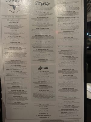 Menu photo 1 Cowboy Cantina Rancho Mirage, CA Menu photo 1 Cowboy Cantina Rancho Mirage, CA