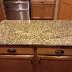 New look for our kitchen island. Love the new look.