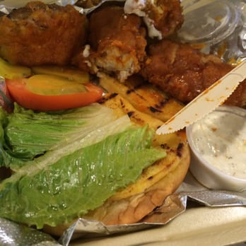 Turtle Bay - Not so much a fan of their buffalo chicken sandwich. Tasty but not worth the $$. - Pizza Near Me - New Orleans, Louisiana Turtle Bay - Not so much a fan of their buffalo chicken sandwich. Tasty but not worth the $$. - Pizza Near Me - New Orleans, Louisiana