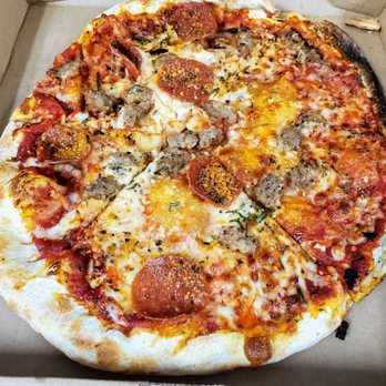MOD Pizza - Sausage, Pepperoni at 10,000 foot view - Fast Food Near Me - Maryland Heights, Missouri MOD Pizza - Sausage, Pepperoni at 10,000 foot view - Fast Food Near Me - Maryland Heights, Missouri
