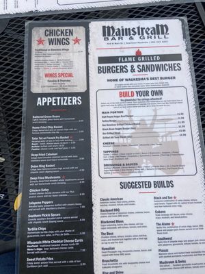 Menu photo 2 Mainstream Bar & Grill Waukesha, WI