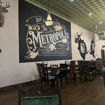 The Metropole Saloon and Restaurant - Interior - Steakhouses Near Me - Shamrock, Texas The Metropole Saloon and Restaurant - Interior - Steakhouses Near Me - Shamrock, Texas