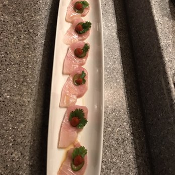 Momo Sushi - Hamachi - so delicious and not overly spicy - Sushi Bars Near Me - Henderson, Nevada Momo Sushi - Hamachi - so delicious and not overly spicy - Sushi Bars Near Me - Henderson, Nevada