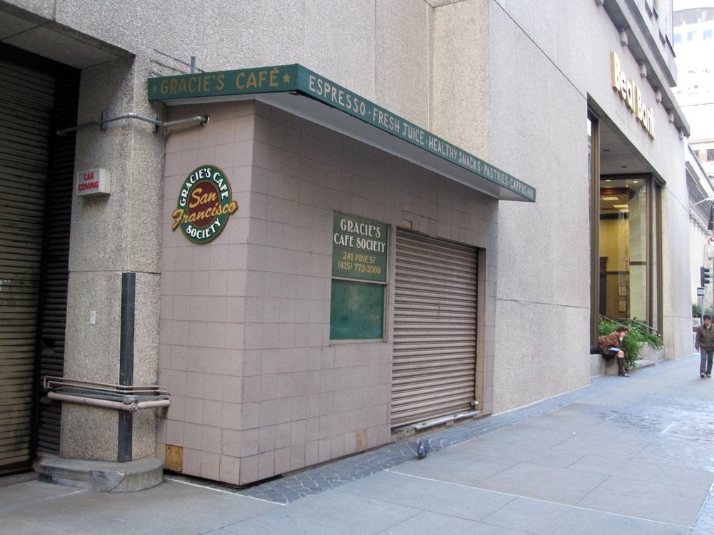 GRACIE’S CAFE SOCIETY Updated September 2024 241 Pine St, San Francisco, California Coffee