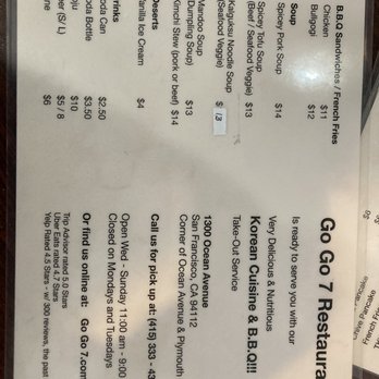 Go Go 7 - Korean Near Me - San Francisco, California Go Go 7 - Korean Near Me - San Francisco, California