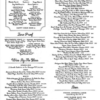 Ironside Fish & Oyster - Back side of the main menu - Seafood Near Me - San Diego, California Ironside Fish & Oyster - Back side of the main menu - Seafood Near Me - San Diego, California