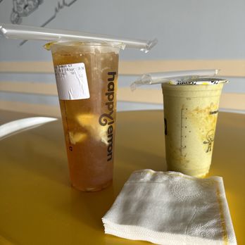 Happy Lemon - 120th - Freshly Squeezed Lemon Honey Jasmine Green Tea and Mango Matcha Smoothie - Bubble Tea Near Me - Westminister, Colorado