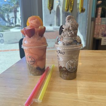 TNL Boba Tea - 2 of there masterpieces - Bubble Tea Near Me - Oceanside, California