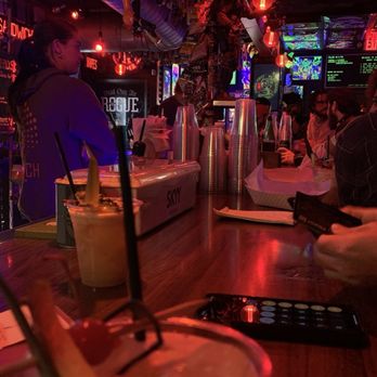 Glitch Bar - Pineapple drink + some of the bar - Bars Near Me - Fort Lauderdale, Florida Glitch Bar - Pineapple drink + some of the bar - Bars Near Me - Fort Lauderdale, Florida