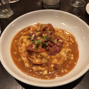 Kingfish Kitchen & Cocktails - Gulf Shrimp & Grits. Will fill you up nicely. - Cajun/Creole Near Me - New Orleans, Louisiana Kingfish Kitchen & Cocktails - Gulf Shrimp & Grits. Will fill you up nicely. - Cajun/Creole Near Me - New Orleans, Louisiana