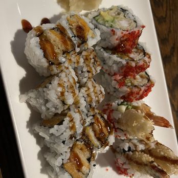 Mango Tango - Sweet Potato Roll and Shrimp Tempura Roll - Asian Fusion Near Me - Islip, New York Mango Tango - Sweet Potato Roll and Shrimp Tempura Roll - Asian Fusion Near Me - Islip, New York