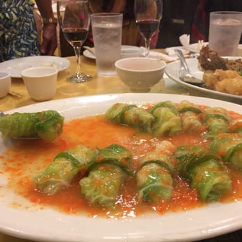 Moon Garden Restaurant - Cabbage leaf pouches stuffed with shrimp and scallops. - Seafood Near Me - Honolulu, Hawaii