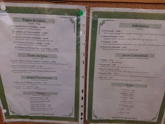 Menu photo 6 Restaurante 1 4 P Ras 9 Évora, 07