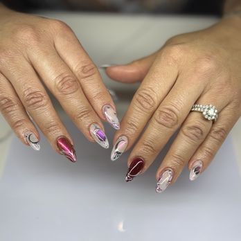Blue Diamond Nails Spa - Gel X nails with design! Roy is an amazing nail tech! I am always satisfied with his work! - Nail Salons Near Me - Enterprise, Nevada Blue Diamond Nails Spa - Gel X nails with design! Roy is an amazing nail tech! I am always satisfied with his work! - Nail Salons Near Me - Enterprise, Nevada