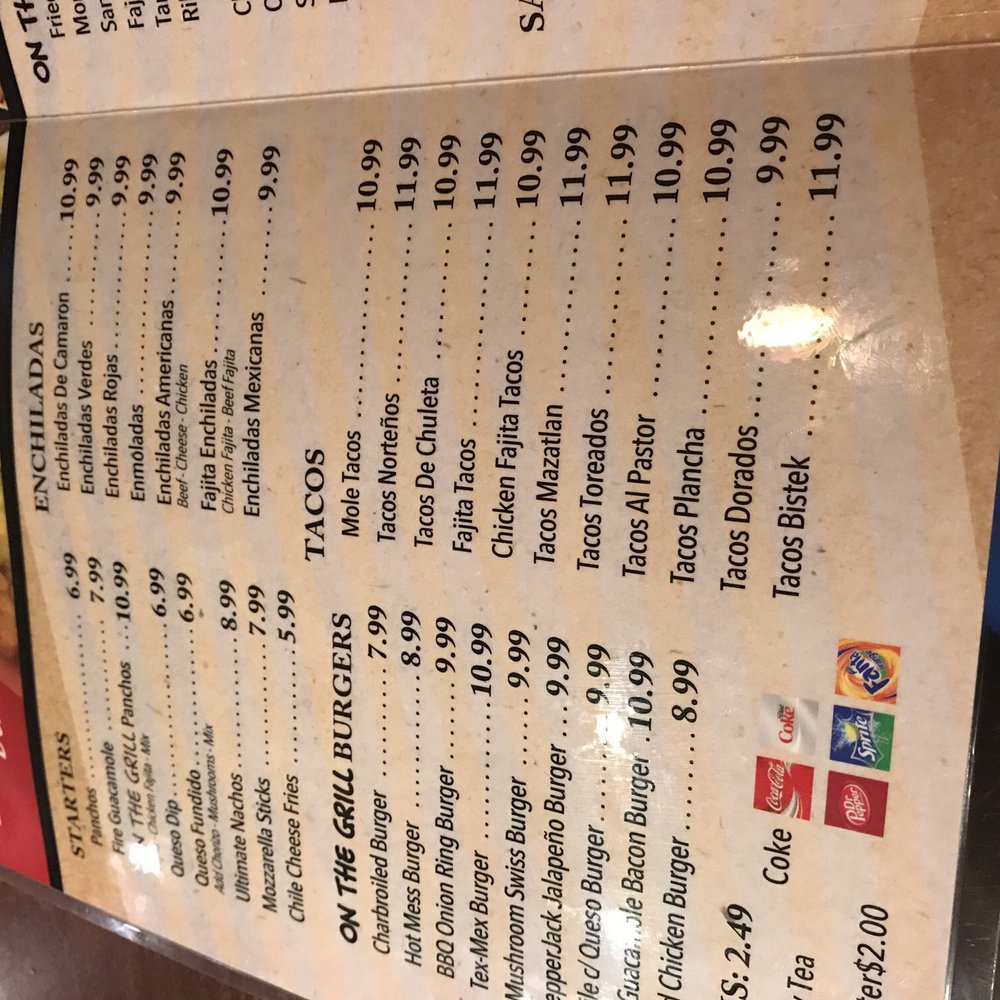 On The Grill Restaurant - Menu - Burgers Near Me - Pharr, Texas On The Grill Restaurant - Menu - Burgers Near Me - Pharr, Texas