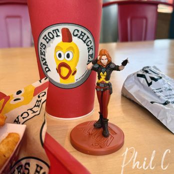 Dave's Hot Chicken - Mini-figure with X-Men Meal - Chicken Shop Near Me - Artesia, California Dave's Hot Chicken - Mini-figure with X-Men Meal - Chicken Shop Near Me - Artesia, California