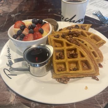 Cafe Patachou At The Stutz - Great pumpkin waffle. - Breakfast & Brunch Near Me - Indianapolis, Indiana