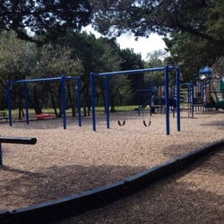 Robinson Playground Park - Unique see-saw, swings and larger playscape.