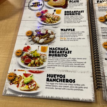 Alfredo's Cafe - Menu pg 1 - Breakfast & Brunch Near Me - Sun Valley, Nevada