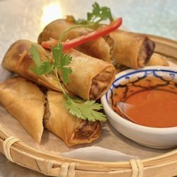 LaLa Rice Thai Eatery and More - Crispy Vegetables Rolls (house made)