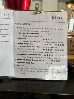 Menu photo 7 Spectra Coffee San Jose, CA