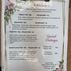 Queen's Nails - Price list
