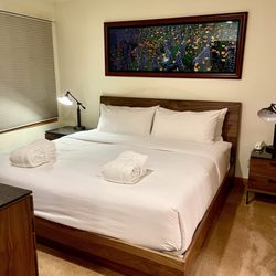 One of the bedrooms