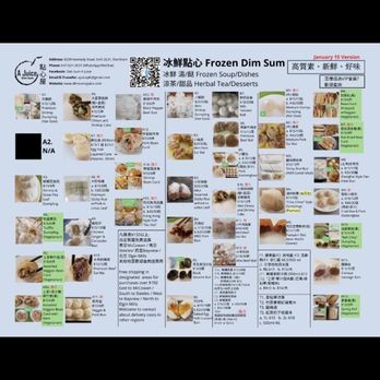 A Juice - a menu with a variety of food items - Juice Bars & Smoothies Near Me - Markham, Ontario
