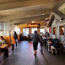 Inside dining room