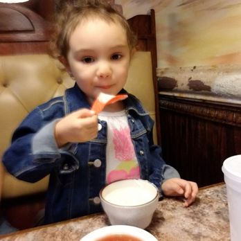 Roma Pizza - Kailani enjoying the cheese dip, but the salsa is also good. - Bars Near Me - King George, Virginia Roma Pizza - Kailani enjoying the cheese dip, but the salsa is also good. - Bars Near Me - King George, Virginia