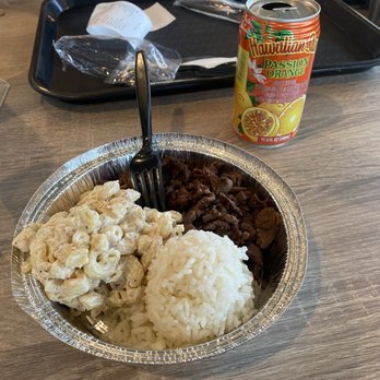 Makai Island Grill - My small Teri steak with one scoop of rice and one side (Mac/potato salad) - Hawaiian Near Me - Paradise, Nevada Makai Island Grill - My small Teri steak with one scoop of rice and one side (Mac/potato salad) - Hawaiian Near Me - Paradise, Nevada