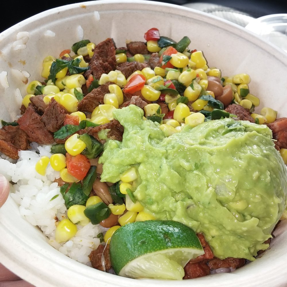 Naked Steak Burrito ~ Guacamole Naked Steak Burrito ~ Guacamole