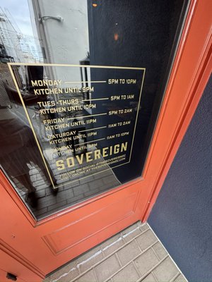 Menu photo 5 The Sovereign Washington, DC, DC Menu photo 5 The Sovereign Washington, DC, DC