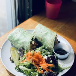 Sweetpea Baking Company - Buffalo chicken wrap