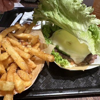 Mahaloha Burger - Ala Moana - The lettuce wrap for 1.50 more is really 2 lettuce pieces . Not impressed. It was initially brown. Asked for one's that are not brown. - Burgers Near Me - Honolulu, Hawaii Mahaloha Burger - Ala Moana - The lettuce wrap for 1.50 more is really 2 lettuce pieces . Not impressed. It was initially brown. Asked for one's that are not brown. - Burgers Near Me - Honolulu, Hawaii