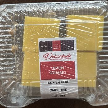 Delissitude - Lemon squares ($14.00) - Gluten-Free Near Me - Calgary, Alberta