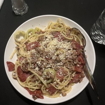 The Earle Restaurant - Sausage linguine (would not recommend) - Wine Bars Near Me - Ann Arbor, Michigan
